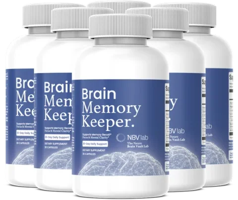 Brain Memory Keeper, 6 bottles